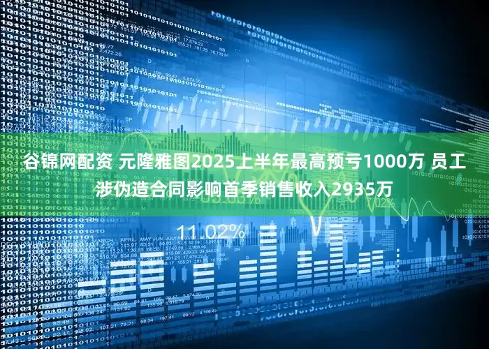 谷锦网配资 元隆雅图2025上半年最高预亏1000万 员工涉伪造合同影响首季销售收入2935万
