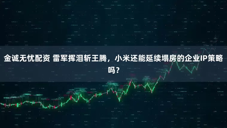 金诚无忧配资 雷军挥泪斩王腾，小米还能延续塌房的企业IP策略吗？